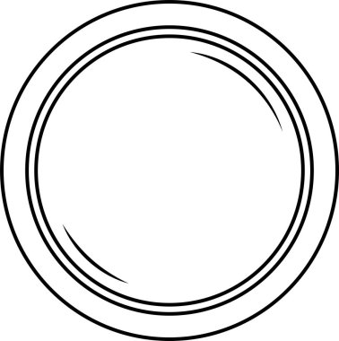 Bu tek renkli madeni para madalyasının bir çizimi. 