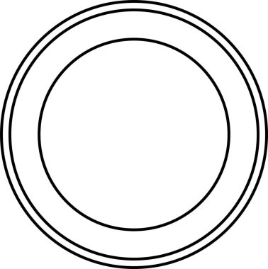 Bu tek renkli madeni para madalyasının bir çizimi. 