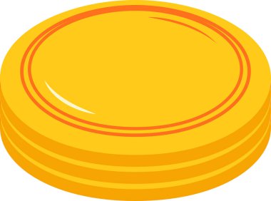 Bu, istiflenmiş üç madeni para madalyasının bir çizimi. 