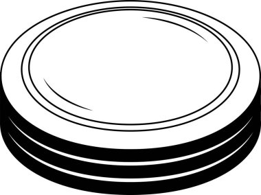 Bu, Monokrom 3 para madalyalarının bir çizimi. 