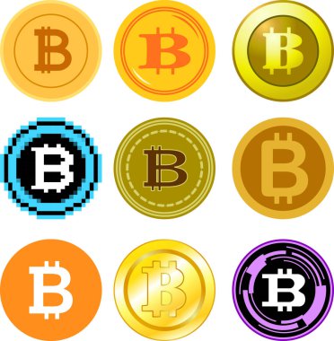 Bu bir Bitcoin madalyasının resmi. 