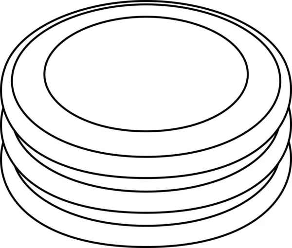 Questa Illustrazione Medaglie Monocromatiche — Vettoriale Stock