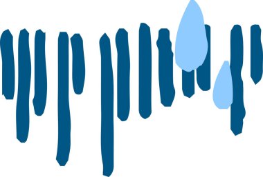 Hayal kırıklığına uğrayan Mavi Çizgi Film sembolü.