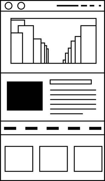Illustration Web Screen Viewed Smartphone — Stock Photo, Image
