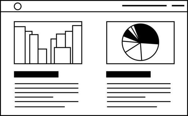 Esta Una Ilustración Vista Pantalla Del Sitio Web — Foto de Stock