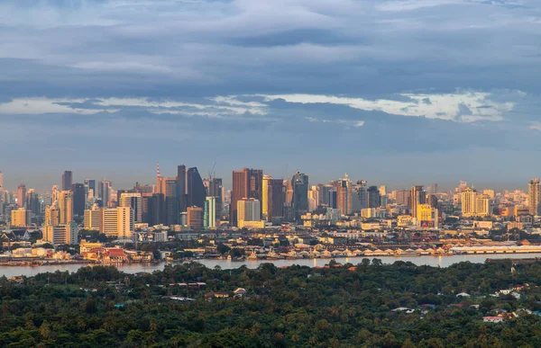 Bangkok Thailandia Ottobre 2020 Vista Della Città Bangkok Prima Del — Foto Stock