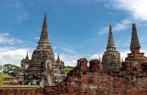 World Heritage Site Wat Phra Sanphet Ancient City Historical Place — Stock Photo, Image