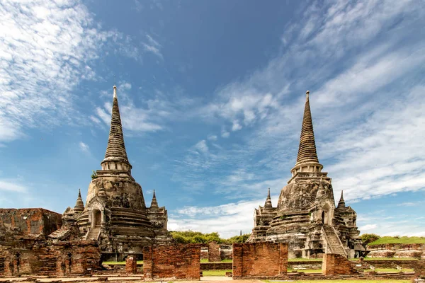 World Heritage Site Wat Phra Sanphet Ancient City Historical Place — Stock Photo, Image