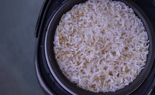 Jasmine Rice Cooking Mixed Coarse Brown Rice Milled Rice Imperfectly — Stock Photo, Image