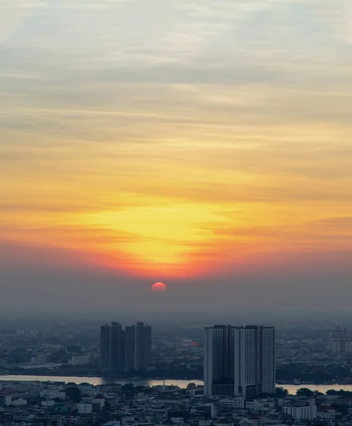 Bangkok Thaïlande Jan 2021 Vue Aérienne Une Vue Magnifique Sur — Photo