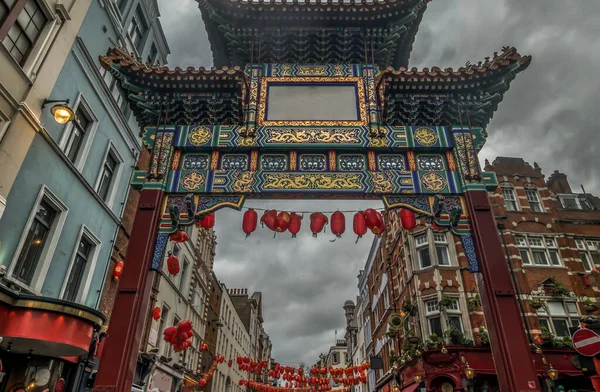 Лондон Англия Марта 2019 Года Входные Ворота Китайского Квартала Лондона — стоковое фото