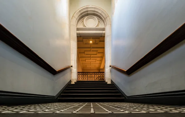 Londres Reino Unido Abr 2019 Ancient Staircase Historical Old Building — Fotografia de Stock