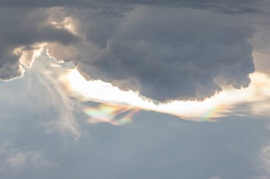 Arkaplanlı güzel mavi gökyüzü bulutlu bulutlar, bulutlu gökyüzü doğa bulutlu mavi. İlham verici bir kavram.