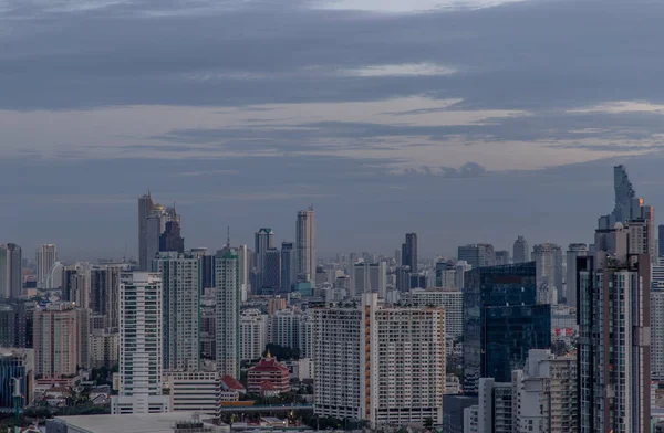 Bangkok Thailand Mei 2020 Uitzicht Lucht Van Bangkok Met Wolkenkrabbers — Stockfoto