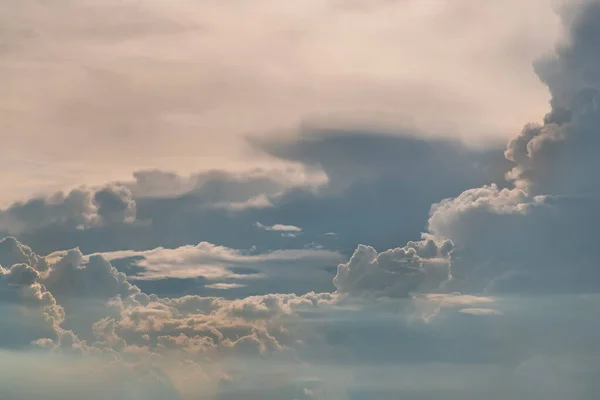 Céu Bonito Com Fundo Nuvens Suavidade Das Nuvens Brilho Céu — Fotografia de Stock