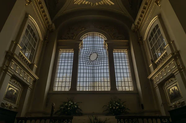 Londres Royaume Uni Avril 2019 Fenêtre Vitrée Martin Dans Église — Photo