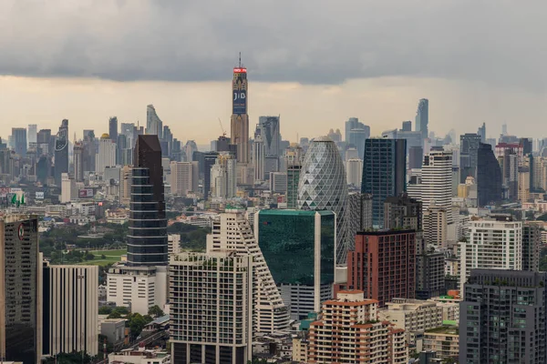 Bangkok Thailand Jul 2020 Uitzicht Bangkok Voordat Zon Opkomt Zorgt — Stockfoto