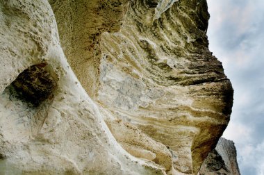 Doğal arka plan kaya ve taşlar. Kireç taşı dokusu