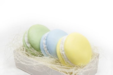 İtalyan pastası şeklinde el yapımı sabun. Doğal yağlar eklenerek. Cilt bakımı için doğal organik ev kozmetikleri. Anti-selülit tedavileri