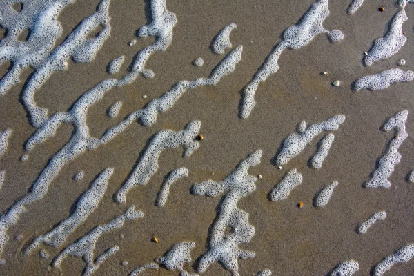 Padrão de forma na praia — Fotografia de Stock