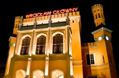 Tren istasyonu Wroclaw, Polonya