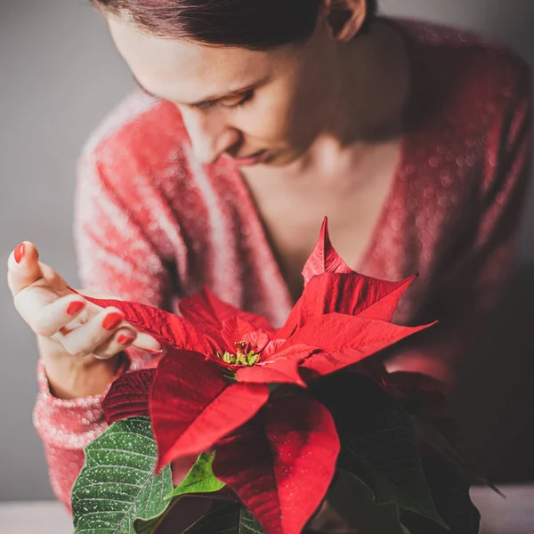 stock-photo-woman-take-care-for-christmas