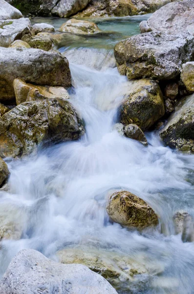 Waterfalls at the Neuschwanstein castle, Bavaria Germany. — Stock Photo, Image