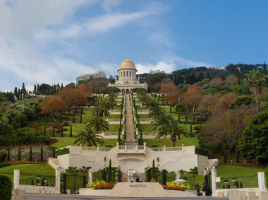 Bahai Tapınağı ve Haifa bahçelerinde