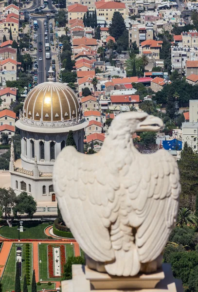 Bahai temple a zahrad v Haifě — Stock fotografie