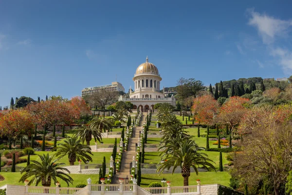 Templo de Bahai e jardins em Haifa — Fotografia de Stock