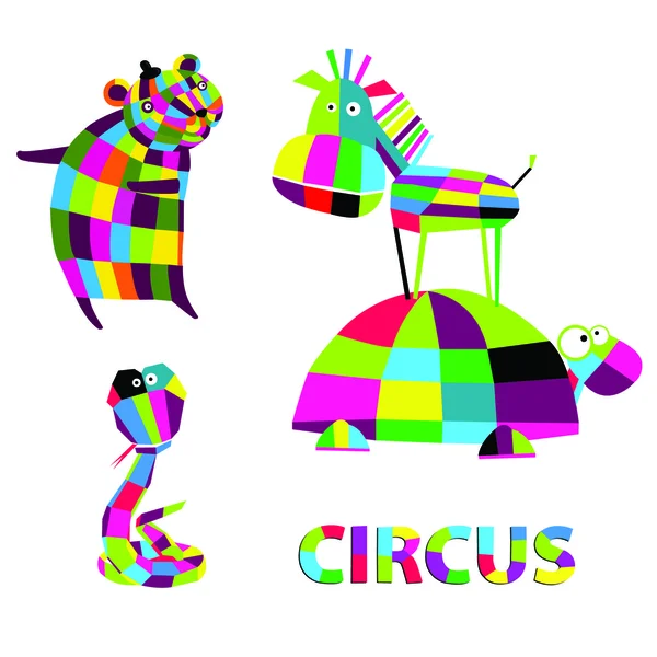Vector illustration. Circus. — Stock Vector