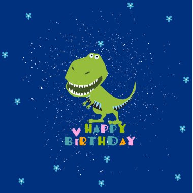 Download Dinosaur Birthday Free Vector Eps Cdr Ai Svg Vector Illustration Graphic Art
