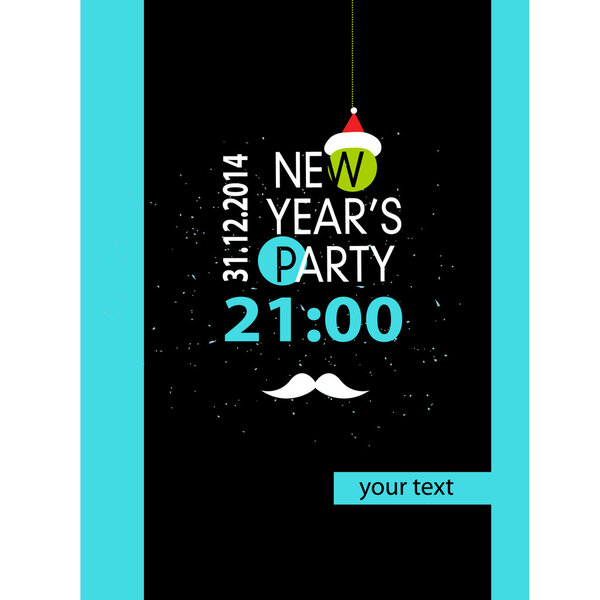 New Year's party poster