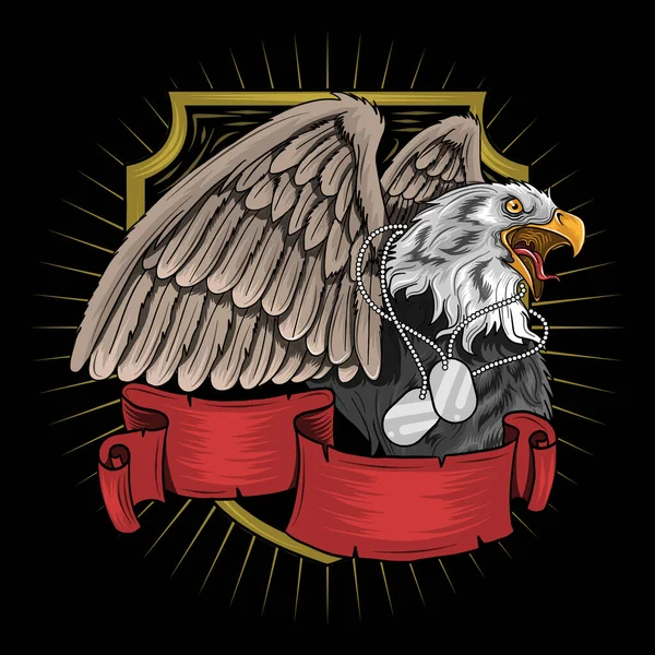 Eagle Veterans America Usa Création — Image vectorielle