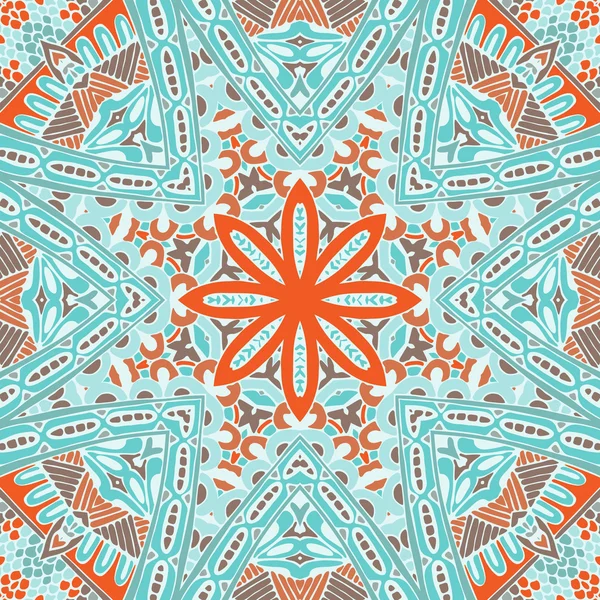 抽象的なシームレスな幾何学的な冬パターン — ストックベクタ