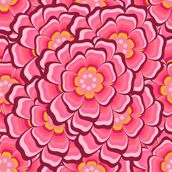 Abstrakte nahtlose Blumenmuster mit Rosen — Stockvektor