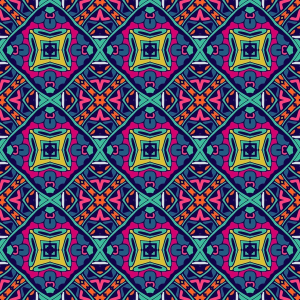 抽象的な幾何学的なタイルのシームレス パターン — ストックベクタ