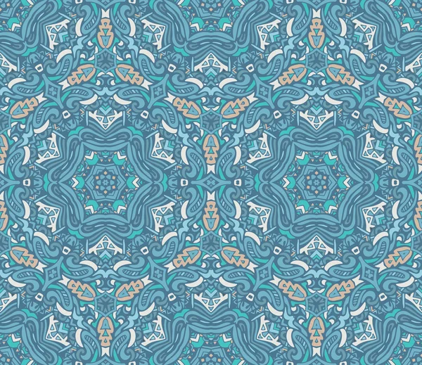 Abstrakta geometriska mosaik seamless mönster — Stock vektor