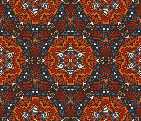 Abstracte geometrische mozaïek naadloze patroon — Stockvector