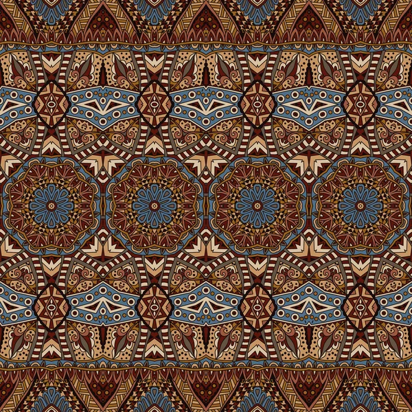 Abstrato grunge vetor padrão étnico tribal — Vetor de Stock