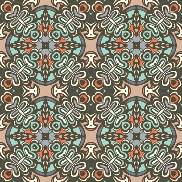 Diseño de vectores damasco patrón de azulejos sin costura — Archivo Imágenes Vectoriales