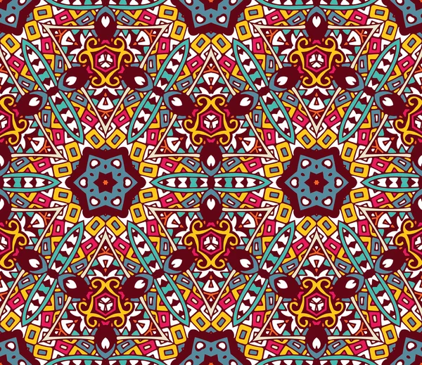 Jednolity wzór geometryczny kolorowe mozaiki — Wektor stockowy