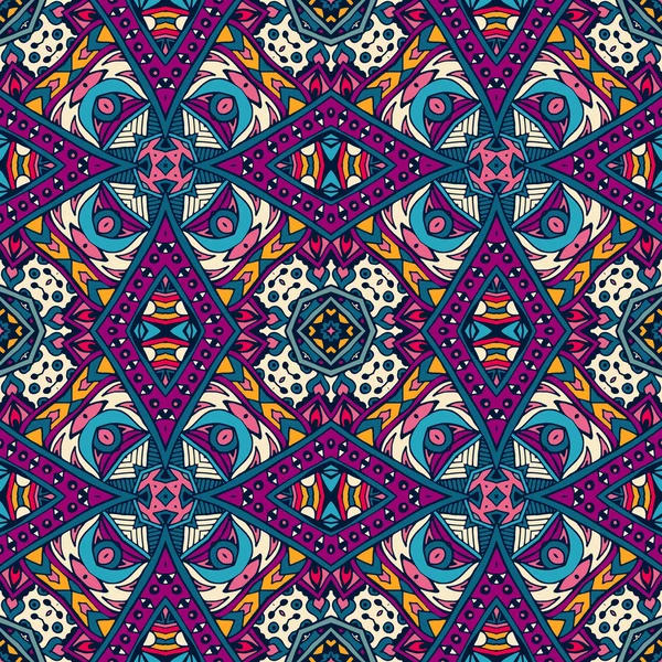 Etnice fără sudură model vectorial ornamental — Vector de stoc