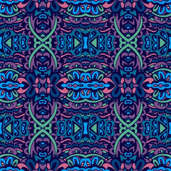 Vector Ethnic Abstrait Fond Vintage Sans Couture Ornemental Illustration Vectorielle — Image vectorielle