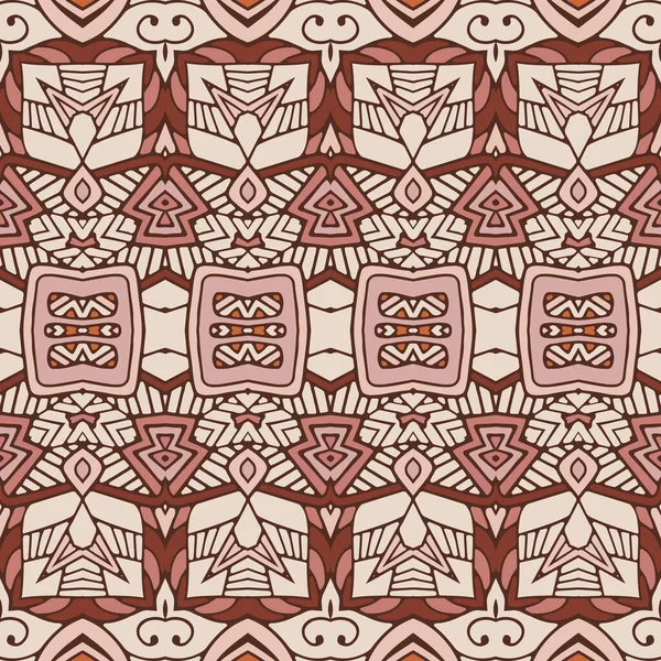 Patrón Sin Costura Vector Arte Africano Batik Ikat Diseño Tela — Archivo Imágenes Vectoriales