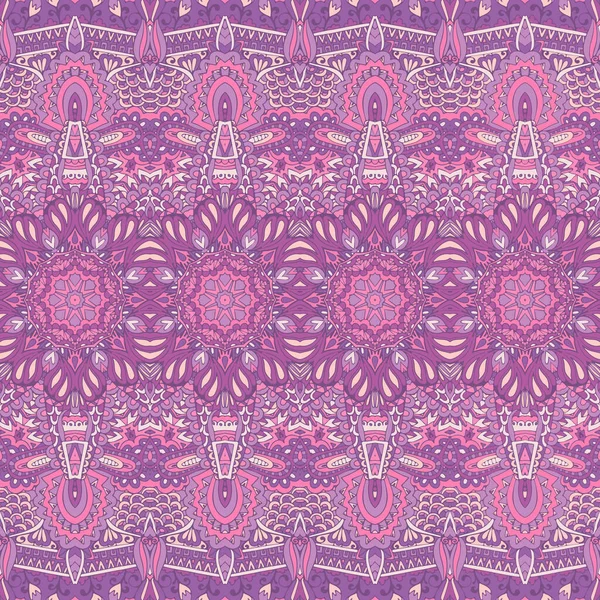 Seamless Pattern Textile Design Ornamental Lavender Pink Colors — Stock Vector