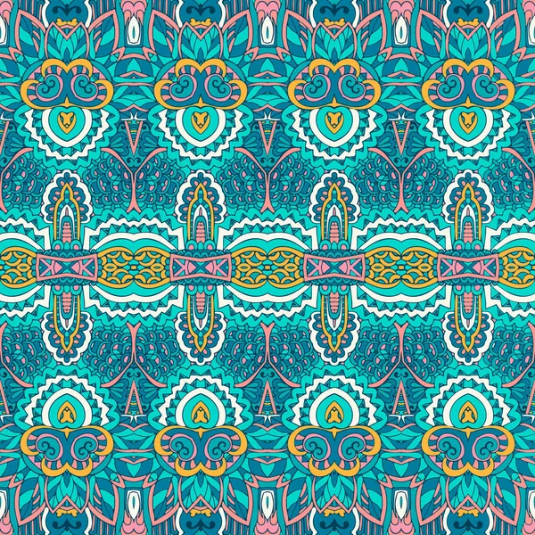 Tribal Vintage Abstracto Geométrico Étnico Sin Costuras Patrón Boho Ornamental — Archivo Imágenes Vectoriales