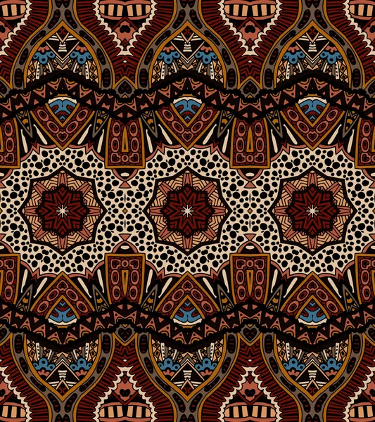 Vector abstracto patrón étnico indio tribal — Vector de stock