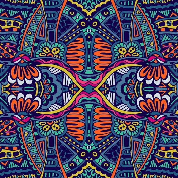 Modèle ethnique tribal festif abstrait — Image vectorielle