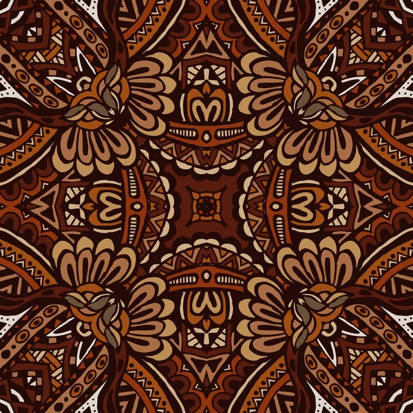 Patrón vintage tribal ornamental — Vector de stock